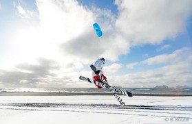 Jérome Josserand - snowkite en Islande