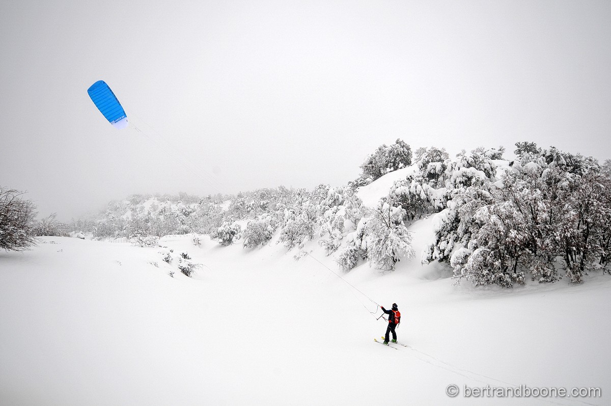 Snowkite trip en Crète