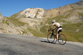 cyclisme au col du galibier-hautes alpes-France